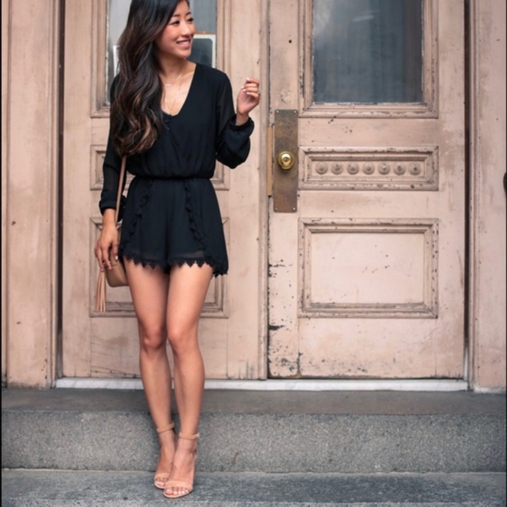 ASTR Lace Romper